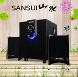 Sansui/山水 11A GS6000 音响 音箱 低音炮电脑台式 2.1 全木质