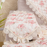 欧式沙发垫单人座沙发坐垫植物花卉防滑布艺加厚沙发套沙发垫