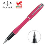 派克刚笔专柜正品定制钢笔女士PARKER派克都市粉红白夹墨水笔刻字