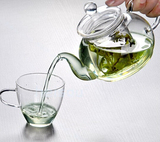 玻璃茶壶耐热玻璃加厚套装过滤花茶具高温加热泡煮水壶水果大容量