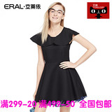 艾莱依专柜正品2016春装新款修身显瘦无袖连衣裙女ERAL36064-EXAD