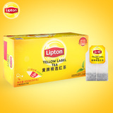 立顿/lipton 红茶 茶包 立顿黄牌精选红茶 50袋装  新货特价