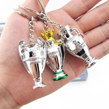 足球迷2016法国欧洲杯欧锦赛用品纪念品 欧冠大力神奖杯钥匙扣