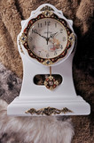 欧式复古时尚石英钟表座钟客厅卧室个性摆钟创意时钟坐钟静音台钟