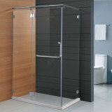 定制不锈钢淋浴房隔断长方形淋浴拉门简易浴室移门屏风3C钢化玻璃