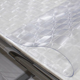 pvc桌布软玻璃台布防水防油花纹桌垫茶几垫水晶板塑料免洗餐桌布