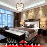 新中式床现代新款中国风实木双人床新中式卧室家具酒店宾馆客房