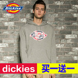 Dickies2016春季新款男士logo印花外套全棉男装潮卫衣161M30WD50