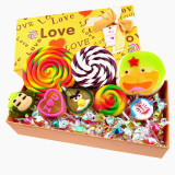 超大波板糖棒棒糖果礼盒装送朋友零食六一儿童节女生创意生日礼物