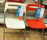 包邮南京宜家家居代购 正品 尼斯折叠椅 餐椅 工作椅白/红 特价