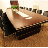上海办公家具 简约大型会议桌洽谈桌 板式长桌现代办公桌椅组合