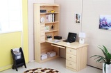 特价包邮实木时尚电脑桌 1.3米1.4米1.5米可定制多功能书柜电脑桌
