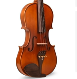 06儿童初学者手工实木考级小提琴虎纹成人乐器乌木配件0