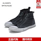 【RE社】英国品牌Allsaints spitalfields英伦复古做旧保暖帆布鞋