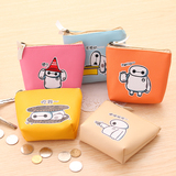 秒杀包邮尚派♥韩版创意零钱包手机包卡通学生用单拉笔袋文具袋