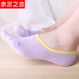 袜子女士船袜女夏薄浅口隐形袜糖果色韩国可爱防臭竹纤维运动短袜