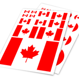 汽车国旗车标贴 加拿大国旗贴纸 车身搞划痕贴 个性创意贴画 热贴