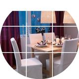 49.6温馨宜家IKEA诺顿伸缩型餐桌餐桌吃饭桌就餐桌6人大饭桌桦木