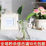 葫芦形 透明玻璃花瓶 约190g 适合风信子 水培水生植物花卉花盆