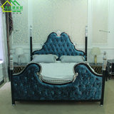 欧式床实木床新古典床简约双人床1.8米床布艺床时尚婚床公主床
