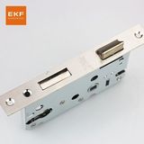 德国EKF锁体 5850欧标双舌室内门锁芯配件 卫生间不锈钢斜舌锁