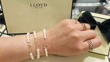 LLOYD韩国专柜正品代购 星座系列淡水珍珠手链手串新款 14K金包邮