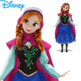 现货美国Disney迪士尼冰雪奇緣愛莎安娜公主儿童人偶娃娃仿真玩具