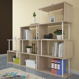 家用简易书架置物架经济型现代简约宜家客厅创意自由组合书柜隔断
