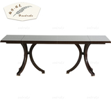 翰得瑞克定制后现代实木餐桌/长方形八人餐桌/餐厅餐桌椅家具L67