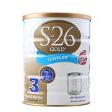 新西兰S26惠氏金装新生婴儿牛奶粉3段（1-3周岁）900g（2罐装）