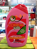 香港代购L'oreal 欧莱雅Kids儿童二合一温和洗发水 草莓味 265ml