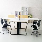 4人办公桌位 双人办公桌组合订做创意个性公司办公家具职员写字台