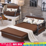 沙发床1.2米1.5米宜家双人单人布艺功能小户型折叠沙发床1米包邮