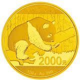 2016年熊猫金银币 熊猫币 2016年熊猫金币 2016猴年熊猫150克金币