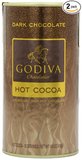 美国直邮高端品牌高迪瓦Godiva黑巧克力可可粉410g2罐