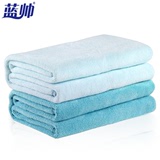 蓝帅洗车毛巾擦车巾超细纤维吸水汽车洗车擦车布35X75cm（2条装）