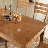 简约现代小户型长方形实木餐桌 餐桌椅 经济适用型橡木饭桌西餐台
