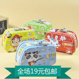韩国创意储蓄罐可爱存钱卡通儿童生日礼物奖品汽车巴士带锁储钱罐