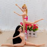 【天天特价】散装芭比娃娃裸娃12关节体国产多种头型素体环保材质