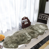 AUSKIN澳洲进口羊毛地毯整张羊皮毛一体欧式卧室防滑床前毯床边毯