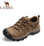 Camel/骆驼女鞋正品2015秋季新款真皮系带户外休闲单鞋A153309065