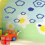创意云朵亚克力3D水晶立体墙贴卧室儿童房背景幼儿园卡通装饰贴画