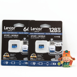 lexar雷克沙64G 128G含3.0读卡器633X TF高速U3 Gopro专用 4K摄像
