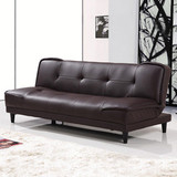 折叠皮艺沙发床1.8米双人多功能沙发床韩式沙发床皮艺简约沙发