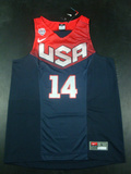 2014梦十一队 库里罗斯欧文哈登戴维斯 球衣 USA美国队 篮球服