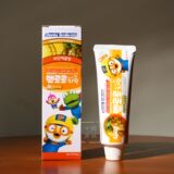 Pororo宝露露小企鹅儿童牙膏防龋齿菠萝味90g韩国原装正品进口
