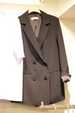 2016春夏韩国东大门女装正品代购 黑色双排款宽松短款西装外套