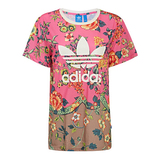 adidas 阿迪达斯 三叶草2016年夏季 女子花卉系列T恤短袖 AJ8142