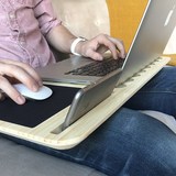 多功能便携式床上用车载懒人膝上餐书桌平板电脑苹果笔记本支架