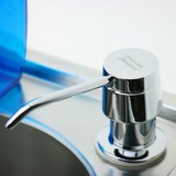 美国 标进口水槽 皂液器 厨房用水槽洗洁精洗手液瓶标准配件全铜